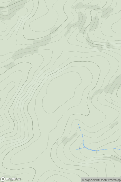 Thumbnail image for North Down [South Central England] showing contour plot for surrounding peak